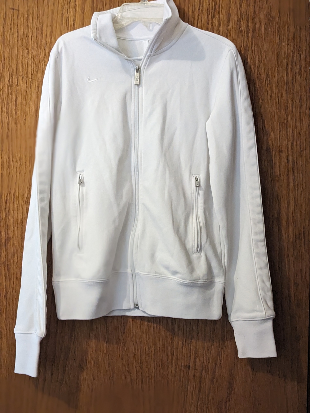 Nike White Full-Zip Women's Jacket